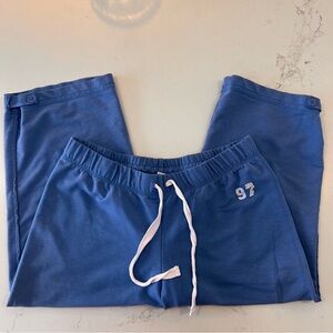 725 originals joggers Lounge Sweatpants with Drawstring junior large Blue